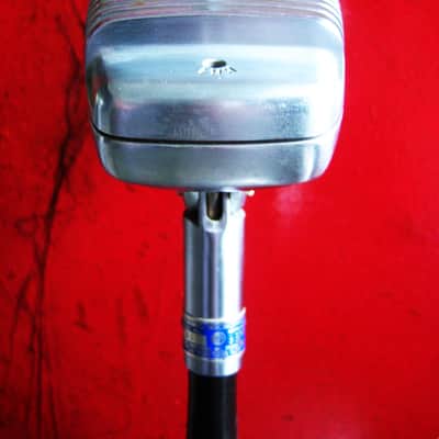 Vintage 1950's Shure 51 dynamic omni-directional microphone multi Z w Astatic E6G Nat King Cole PROP DISPLAY image 5