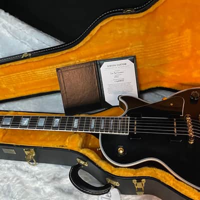 NEW! Gibson Les Paul Custom - Dealer Select - P90 Pick-Ups - VOS Ebony Finish - Custom Shop M2M - Authorized Dealer - 10.3 lbs - G07097 image 12