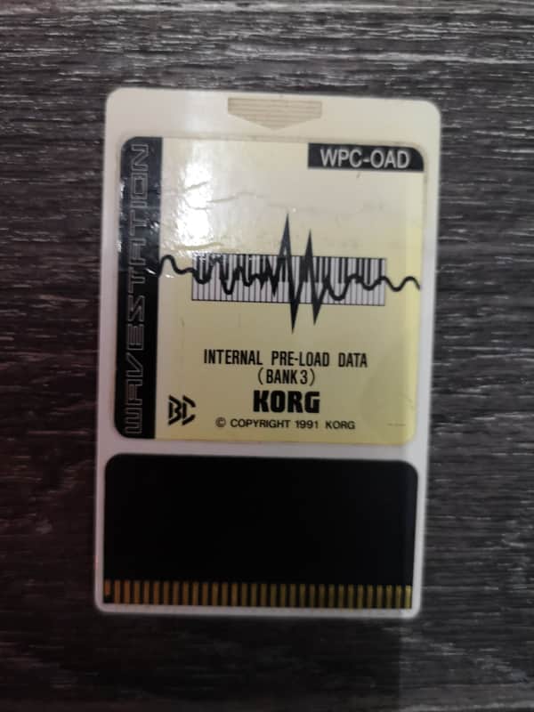 Korg WPC-OAD Internal Pre-Load Data Wave Station image 1