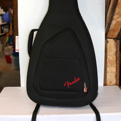 2023 Fender Highway Series Parlor Acoustic Electric With Padded Case-Spruce image 14