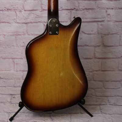 👀Vintage 1960s Zimgar Teisco SS-4L - Rare 4 Pickup Ry Cooder Gold Foil image 6