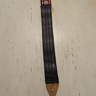 ACE Vintage Guitar Strap Red & White image 7
