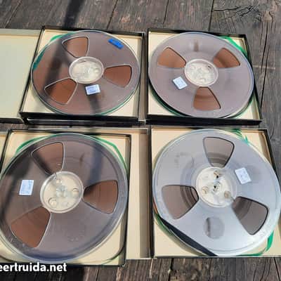 4x Ampex reels + tape image 2