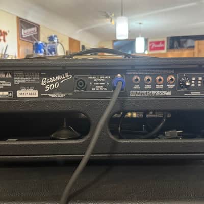 Fender Bassman 500 Tube Head with Bassman 410 Neo Cab 2017 image 6