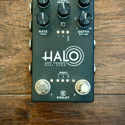 Keeley Halo Andy Timmons Signature Dual Echo Pedal - Black image 1