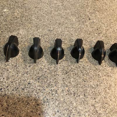 Chicken Head Knob Daka-Ware / Fender x 6: 1950s - '60s Vintage for Pultec EQ EQP etc., Pro Audio, Control, Etc. image 1