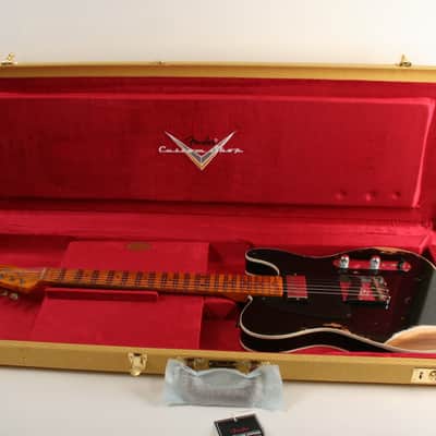 Fender Custom Shop Limited Edition '53 HS Telecaster Heavy Relic 1-Piece 2A Flame Quartersawn Maple Aged Black *On Hold image 12