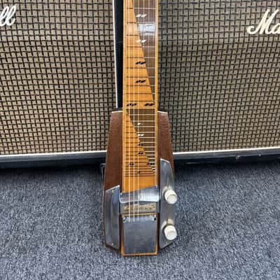Teisco Lap Steel 50s-60s With Case Natural image 3