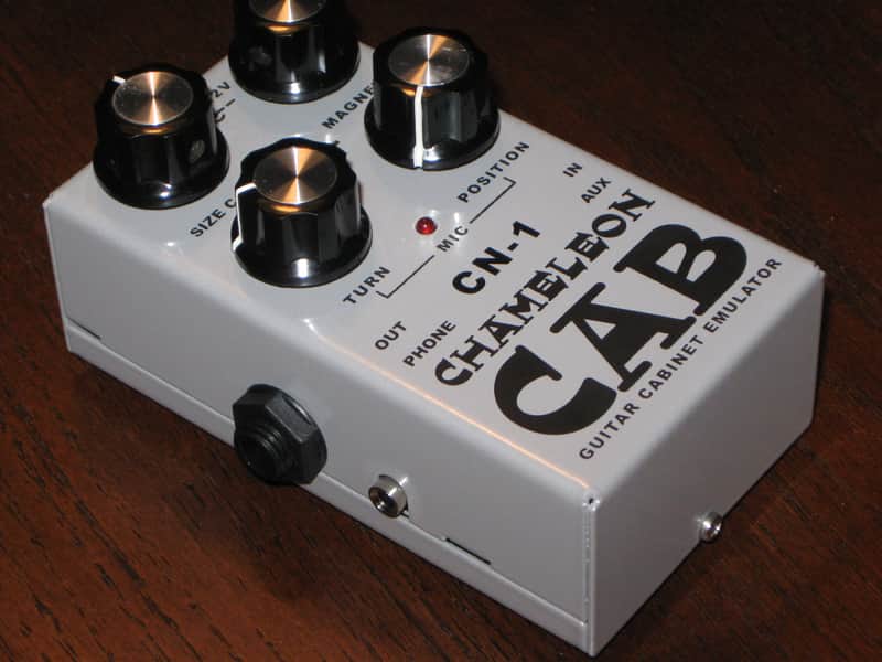 AMT CN-1 Chameleon Cab Simulator silver with box, aux in, phones out, cool! image 1