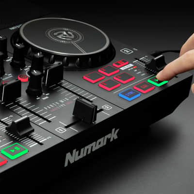 Numark Party Mix Live Built In Light Show & Speakers DJ Controller w Case image 14
