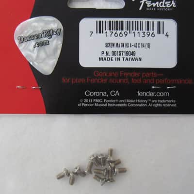 Fender Jaguar Jazzmaster Mustang Slide Switch Mounting Screws 0015719049 image 2