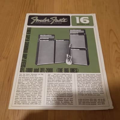 Vintage November 1968 Fender Facts Issue #16 Booklet! Rare, Original Case Candy, Paperwork! image 1