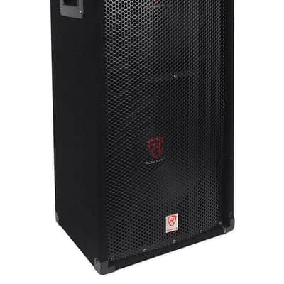 Rockville RSG12.2 Dual 12” 2000 Watt 3-Way 4-Ohm Passive DJ/Pro Audio PA Speaker image 1