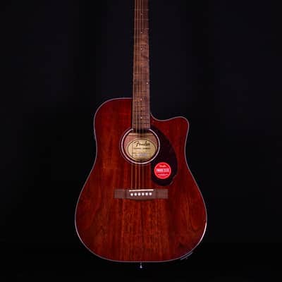 Fender CD-140SCE, Walnut FB, All-Mahogany with Case image 5