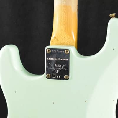 Mint Fender Limited Edition '60 Stratocaster Journeyman Relic Faded Aged Surf Green image 9