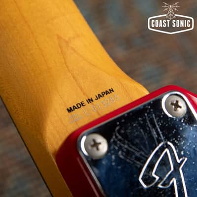 2010 Fender '69 Mustang Reissue Made in Japan - Red w/ Matching Headstock image 15