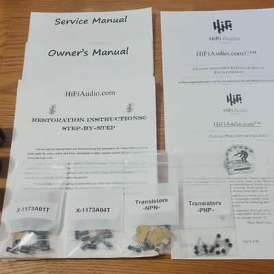 Rotel RA-980 BX restoration kit filter capacitor repair rebuild fix image 1
