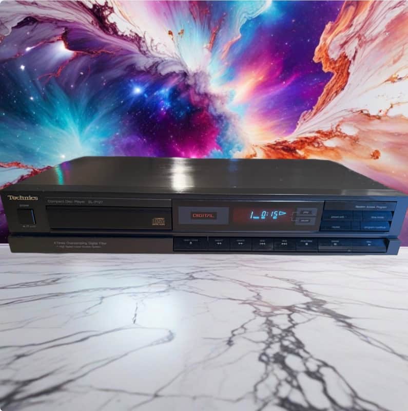 Technics SL-P127 Compact Disc CD Player Vintage 1988 Serviced New Belts  Japan🎶