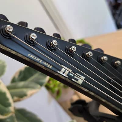 ESP Horizon NT-7B E-II BRAND NEW! Satin Black Matte 7 String Baritone EMG 2015 NOS New Old Stock 40th Anniversary Seven String Guitar image 12