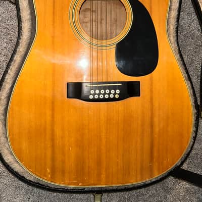 Carlos Model 285-Style 12-String Acoustic Guitar w Hard Case image 2