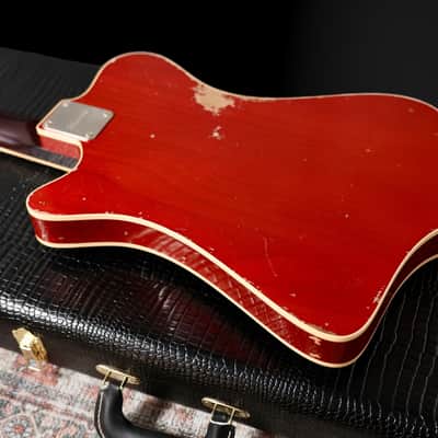 Castedosa El Halcón Baritone - 2025 - Aged, Trans Candy Apple Red. Ron Ellis JM Pickups. NEW, (Authorized Dealer) - image 12
