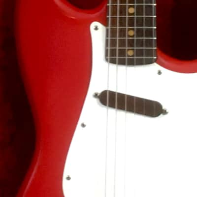 1961 Vintage Pre-CBS Fender USA Musicmaster Dakota Red Nitro True Relic 22.5” Short Scale 3/4 Guitar HSC 6.1 Lb image 3