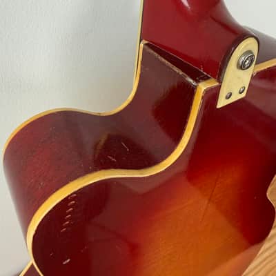 Silvertone 1382L Thin Twin Jimmy Reed 1950's - Cherry Sunburst image 10