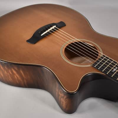 2022 Taylor Builder's Edition 614ce Grand Auditorium Acoustic-Electric Guitar | Wild Honey Burst Finish W/OHSC image 9