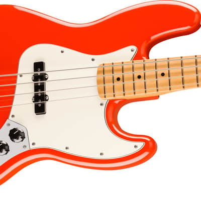 Fender Player II Jazz Bass Maple Fingerboard Coral Red image 4