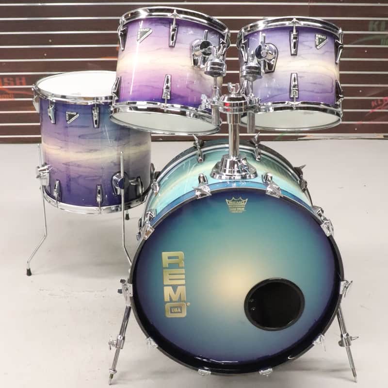 Remo 4pc Mastertouch Drum Kit Set 22/16/13/12" image 1