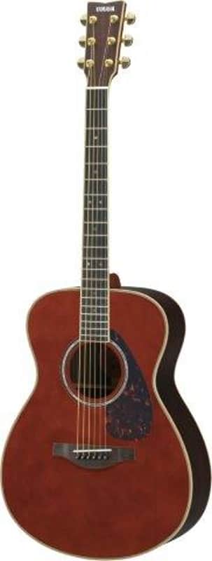 Yamaha Ls16 Dark Tinted Acoustic Guitar image 1