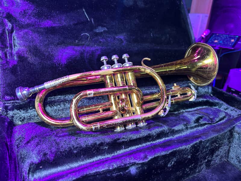 King Vintage 602 Cornet with OG case image 1