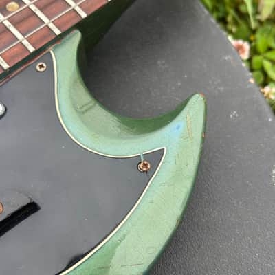 Vintage 1965 Gibson EB-0 Original Pelham Blue Finish w/ OHSC image 17