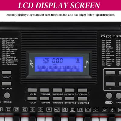 Glarry GEP-105 61-Key Portable Electronic Piano Keyboard image 5