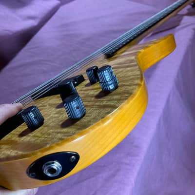 RARE Bolin NS Design NS-5 Bass sn:0127 Ned Steinberger VIDEO DEMO *FACTORY HARD SHELL CASE EXCELLENT image 10