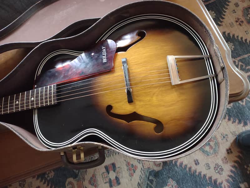 Holiday by Harmony archtop Sunburst image 1