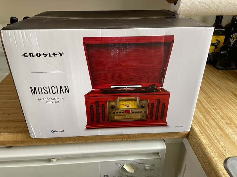NEW!! Crosley Musician 8-In-1 Music Player Mid - Paprika image 1