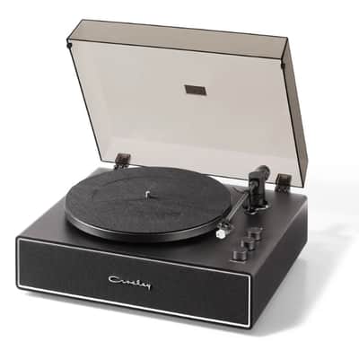 Crosley CR6046A Stave Bluetooth Turntable with Built-in Speakers, Black-NEW image 17
