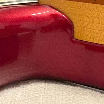 2017 Fender Classic Player Jaguar Special Candy Apple Red + Deluxe Gig Bag image 12