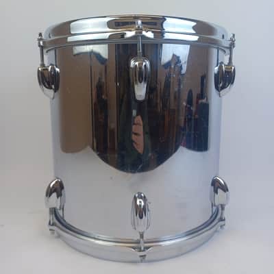 Slingerland 12x12"Chrome Over Wood Power Mega-Tom Magnum Vintage 5ply Maple Drum image 5