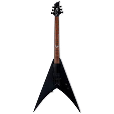 ESP LTD HEX-200 Nergal Signature Guitar - Black Satin image 2