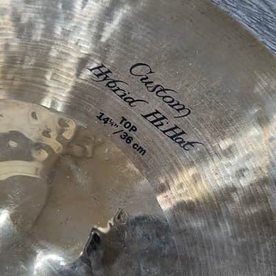 Zildjian 14.25" K Custom Hybrid Hi-Hat Cymbals (Pair) (Near Mint!) image 4