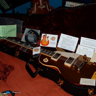 Gibson Historic Shop "R7" 1957 Reissue Goldtop 2002 - Gold and Mahogany image 4
