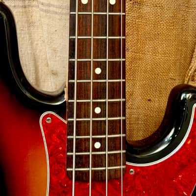 Fender MIJ '62 Reissue Precision Bass 1989 - 3 Tone Sunburst image 6