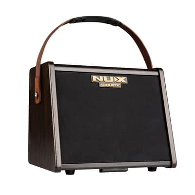 NUX AC-25 Stageman 25 Watt 1 x 6.5" 2 Channel Rechargable Modeling Acoustic Amp w/ Bluetooth image 6