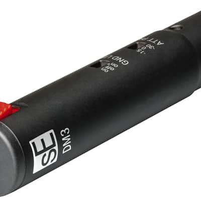 Se Electronics DM3 Black Inline DI Direct Box w/ Ultra-HiZ Input+Gold XLR+Bag image 11