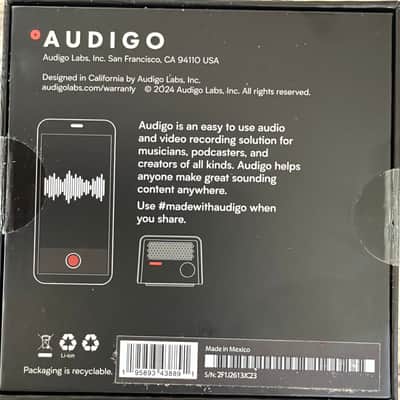 Audio Labs Audigo Wireless Mic 2026 - Black image 2