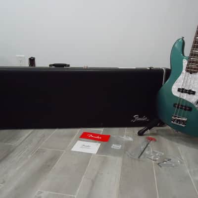 2014 Fender USA Adam Clayton Jazz Bass Sherwood Green - U2 * First Year Made image 13
