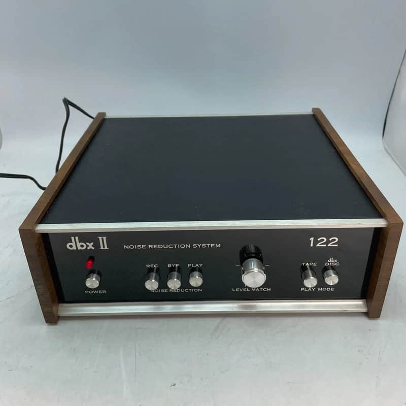 DBX Model 122 Stereo Noise Reduction System w/OG Manual+Box TESTED FOR PARTS image 1