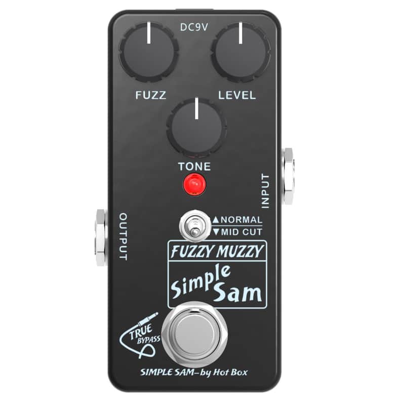 Simple Sam Fuzzy Muzzy Fuzz Guitar Effect Pedal True Bypass Astounding Tone image 1